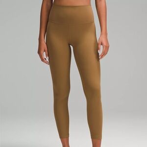 Girlfriend Collective Brown High-Waisted Leggings
